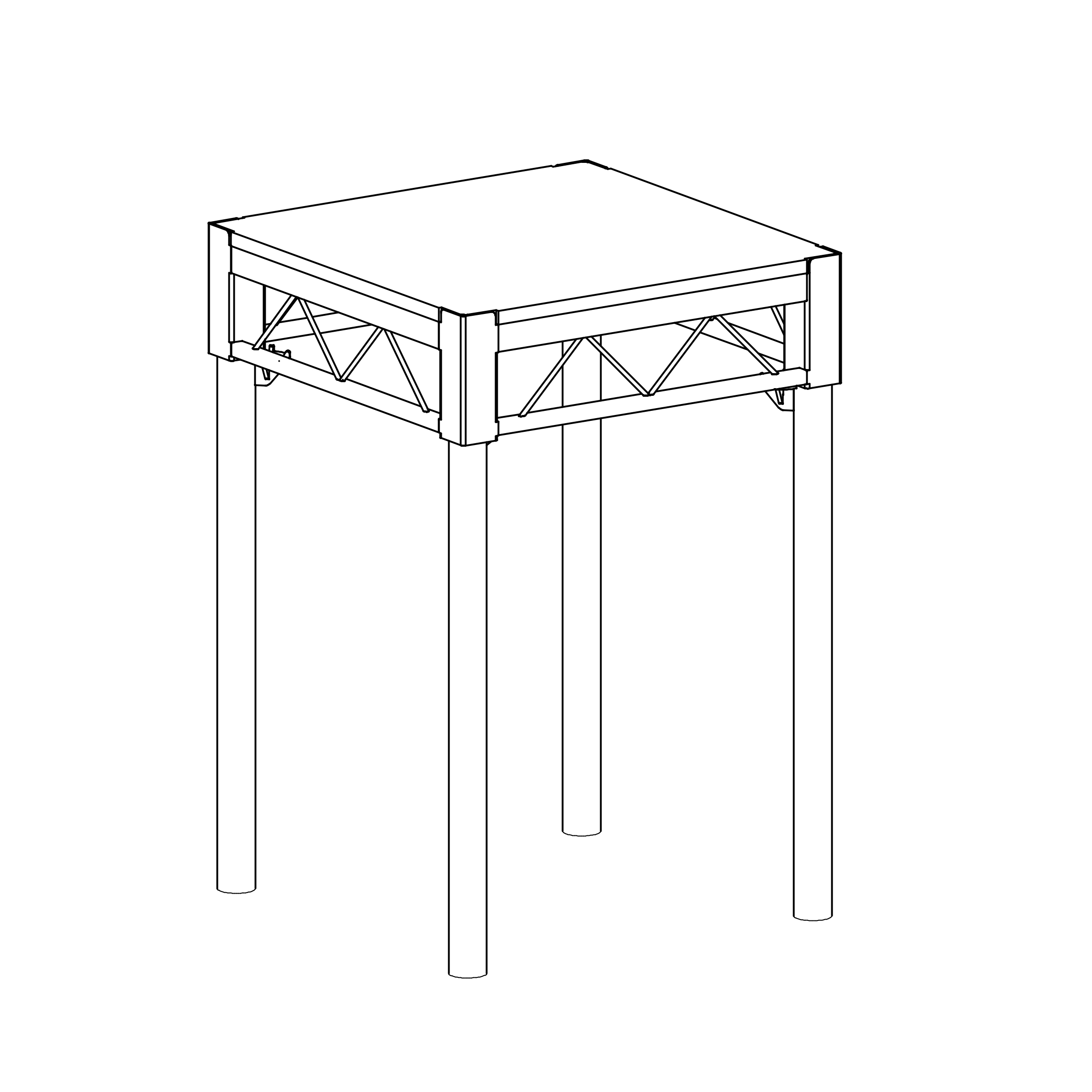 2’x2’ Stage Deck
