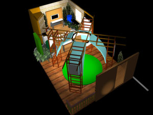 Custom Built Displays: BCEM - Canada Pavilion Rendering