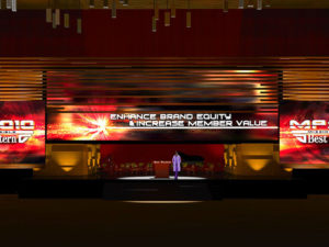 Custom Built Scenery: GO Productions - Best Western Convention Rendering