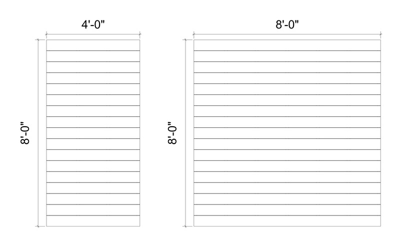 Cedar Walls 8 and 10